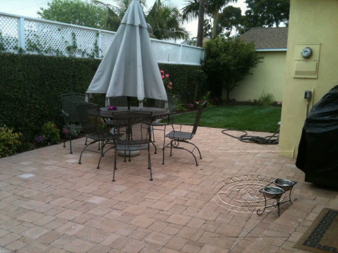 Pavers Patio Area