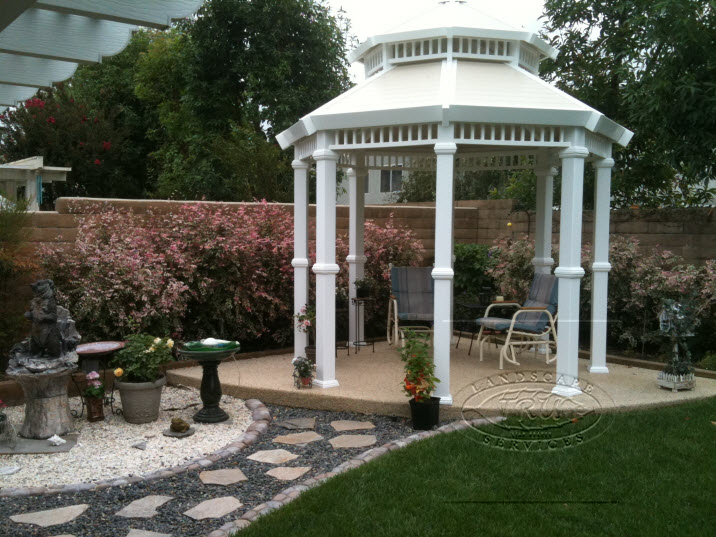 Landscape Construction Gazebo Orange County Landscape Gazebo Installation