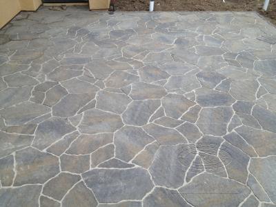 Flagstone Patio Area