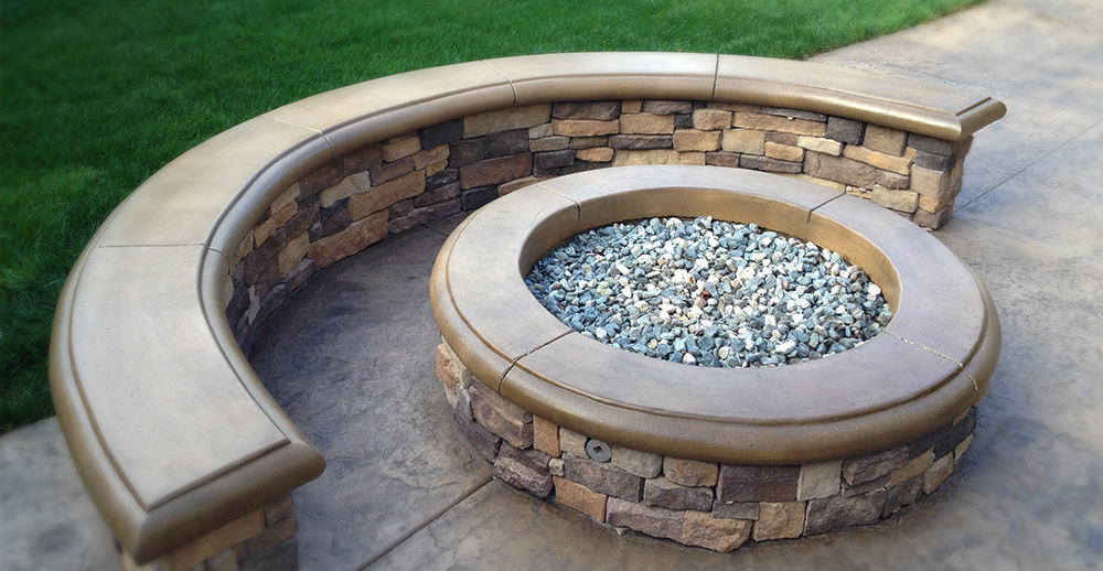 Orange County Fire pit Installation