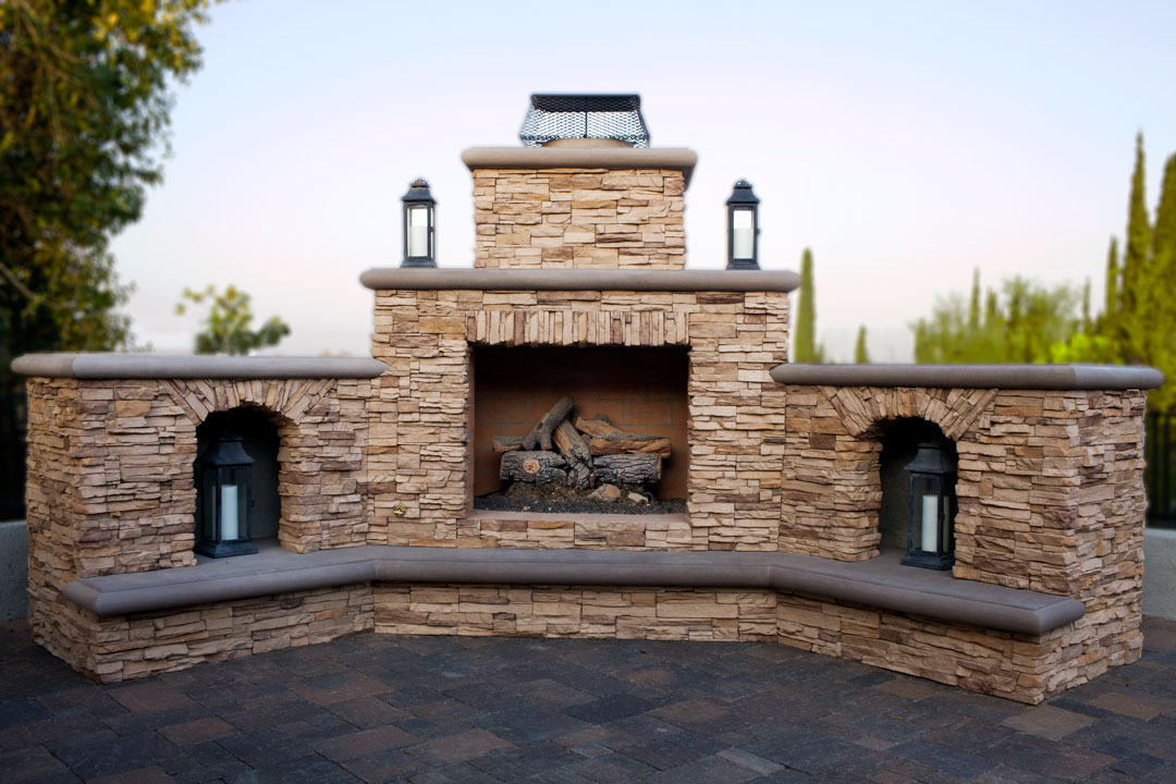 Outdoor Fireplace Full Image