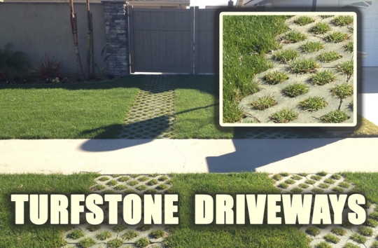 Sod Cell Driveways also called Turfstone