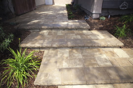 Custom Pavers Steps Orange County